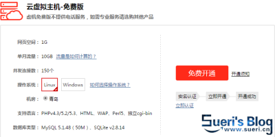万网推免费虚拟主机？想说爱你不容易！