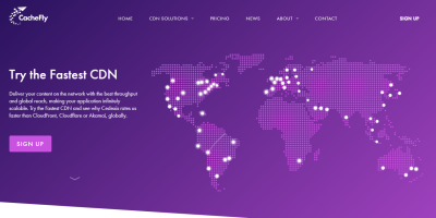 知名免费CDN服务商CacheFly官网及节点已无法访问